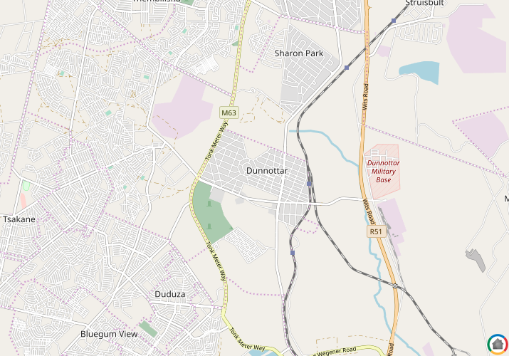 Map location of Dunnottar